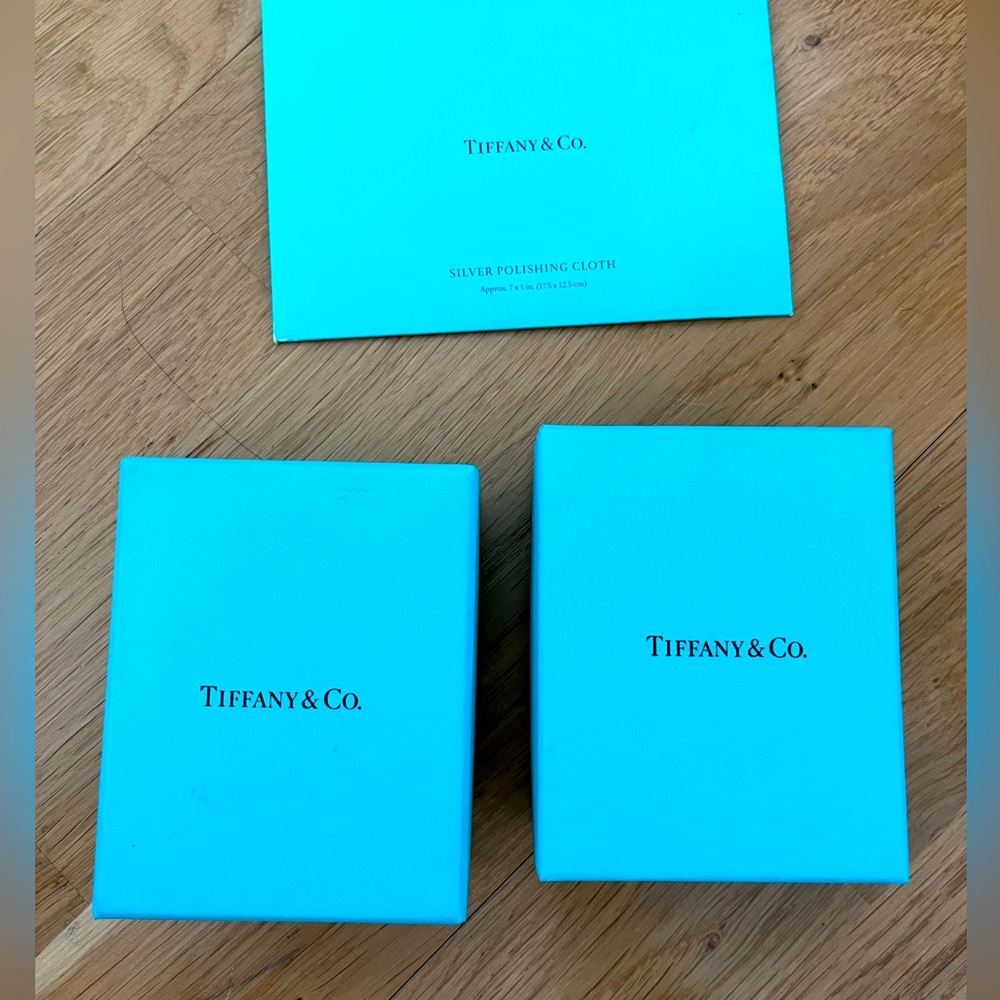 FOUR Tiffany gift boxes